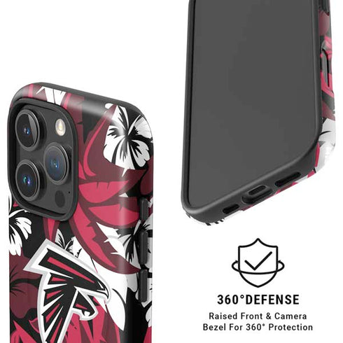 NFL Atlanta Falcons Tropical Print iPhone 16 Pro Magsafe Impact Case
